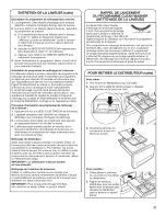 Предварительный просмотр 37 страницы Whirlpool WFW88HEAC1 Use & Care Manual