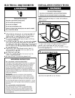 Предварительный просмотр 5 страницы Whirlpool WFW92HEFW Installation Instructions Manual