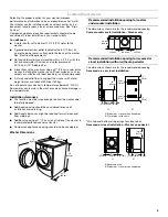 Preview for 5 page of Whirlpool WFW9300VU - Duet Diamond Dust Washer Use And Care Manual