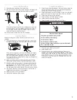 Preview for 9 page of Whirlpool WFW9300VU - Duet Diamond Dust Washer Use And Care Manual