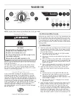 Preview for 11 page of Whirlpool WFW9300VU - Duet Diamond Dust Washer Use And Care Manual