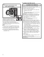 Предварительный просмотр 12 страницы Whirlpool  WFW9351YW Use And Care Manual