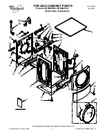 Предварительный просмотр 1 страницы Whirlpool WFW9500TC01 Parts List