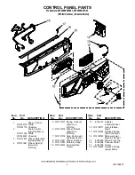 Предварительный просмотр 4 страницы Whirlpool WFW9500TC01 Parts List