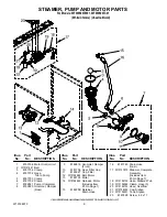 Предварительный просмотр 9 страницы Whirlpool WFW9500TC01 Parts List