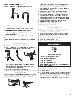 Предварительный просмотр 9 страницы Whirlpool  WFW9550WW Use & Care Manual