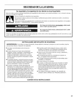 Предварительный просмотр 25 страницы Whirlpool WFW9600TA00 Use & Care Manual