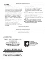 Preview for 4 page of Whirlpool WFW9620HBK0 Use And Care Manual