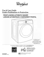 Предварительный просмотр 1 страницы Whirlpool WFW96HEAC0 Use & Care Manual