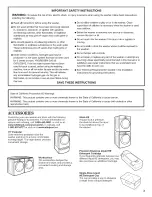 Предварительный просмотр 3 страницы Whirlpool WFW96HEAC0 Use & Care Manual