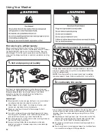 Предварительный просмотр 10 страницы Whirlpool WFW97HEDC Use & Care Manual