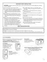 Предварительный просмотр 3 страницы Whirlpool WFW97HEXL0 Use & Care Manual