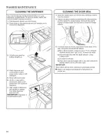 Предварительный просмотр 14 страницы Whirlpool WFW97HEXL0 Use & Care Manual