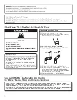 Preview for 4 page of Whirlpool WGD4616FW Use And Care Manual