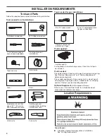 Preview for 4 page of Whirlpool WGD4870BW Installation Instructions Manual