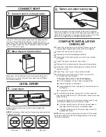 Preview for 13 page of Whirlpool WGD4870BW Installation Instructions Manual