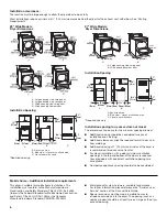 Предварительный просмотр 6 страницы Whirlpool  WGD4900XW Installation Instructions Manual