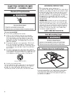 Preview for 6 page of Whirlpool WGD4910XQ Instructions Manual