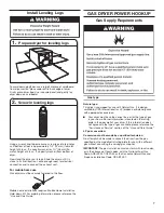 Предварительный просмотр 7 страницы Whirlpool WGD5000DW Installation Instructions Manual