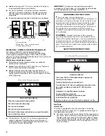 Preview for 4 page of Whirlpool WGD5200T Installation Instructions Manual