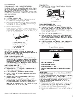 Preview for 5 page of Whirlpool WGD5200T Installation Instructions Manual