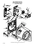 Предварительный просмотр 5 страницы Whirlpool WGD5300SQ0 Parts List