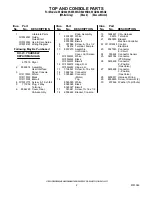 Preview for 2 page of Whirlpool WGD6400SB0 Parts List