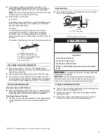 Preview for 7 page of Whirlpool WGD6400SW - 29" Gas Dryer Use And Care Manual