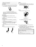 Preview for 8 page of Whirlpool WGD6400SW - 29" Gas Dryer Use And Care Manual