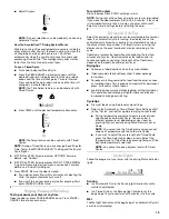 Preview for 15 page of Whirlpool WGD6400SW - 29" Gas Dryer Use And Care Manual