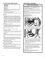 Предварительный просмотр 12 страницы Whirlpool WGD70HEBW Use And Care Manual