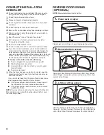 Preview for 22 page of Whirlpool WGD7300DW Installation Instructions Manual