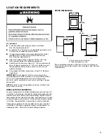 Preview for 5 page of Whirlpool WGD7500GW0 Installation Instructions Manual