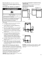 Предварительный просмотр 21 страницы Whirlpool WGD7800XL Installation Instructions Manual