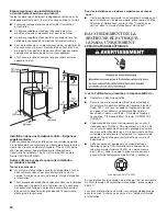 Предварительный просмотр 22 страницы Whirlpool WGD7800XL Installation Instructions Manual