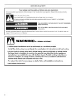 Preview for 2 page of Whirlpool WGD7990XG0 Installation Instructions Manual