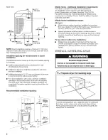 Preview for 6 page of Whirlpool WGD7990XG0 Installation Instructions Manual