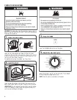 Предварительный просмотр 8 страницы Whirlpool WGD8000BW Use And Care Manual