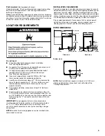 Preview for 5 page of Whirlpool WGD8000DW Installation Instructions Manual