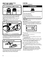 Preview for 16 page of Whirlpool WGD8000DW Installation Instructions Manual