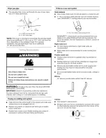 Предварительный просмотр 9 страницы Whirlpool WGD8300S Use & Care Manual