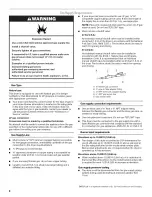 Preview for 8 page of Whirlpool WGD8300SB Use And Care Manual