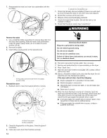 Preview for 14 page of Whirlpool WGD8300SB Use And Care Manual