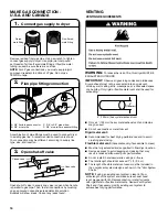 Preview for 16 page of Whirlpool WGD8500DW Installation Instructions Manual