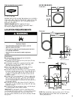 Preview for 5 page of Whirlpool WGD85HEFC Installation Instructions Manual