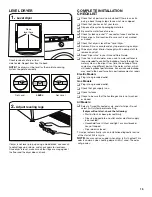 Preview for 15 page of Whirlpool WGD85HEFC Installation Instructions Manual