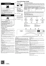 Whirlpool WGD8620HW Quick Start Manual preview