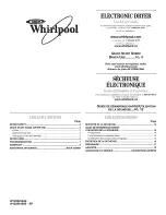 Whirlpool WGD9050XW0 Use & Care Manual preview