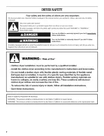 Preview for 2 page of Whirlpool WGD9050XW0 Use & Care Manual