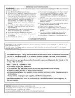 Preview for 3 page of Whirlpool WGD9050XW0 Use & Care Manual